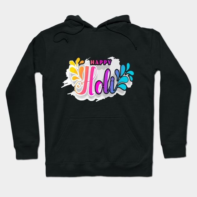 Traditional Indian Holi Festival Hoodie by jobieh shop